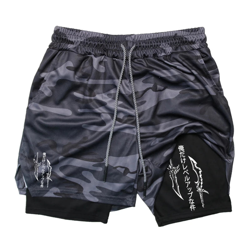 Men’s 2-in-1 Running Shorts with Phone Pocket