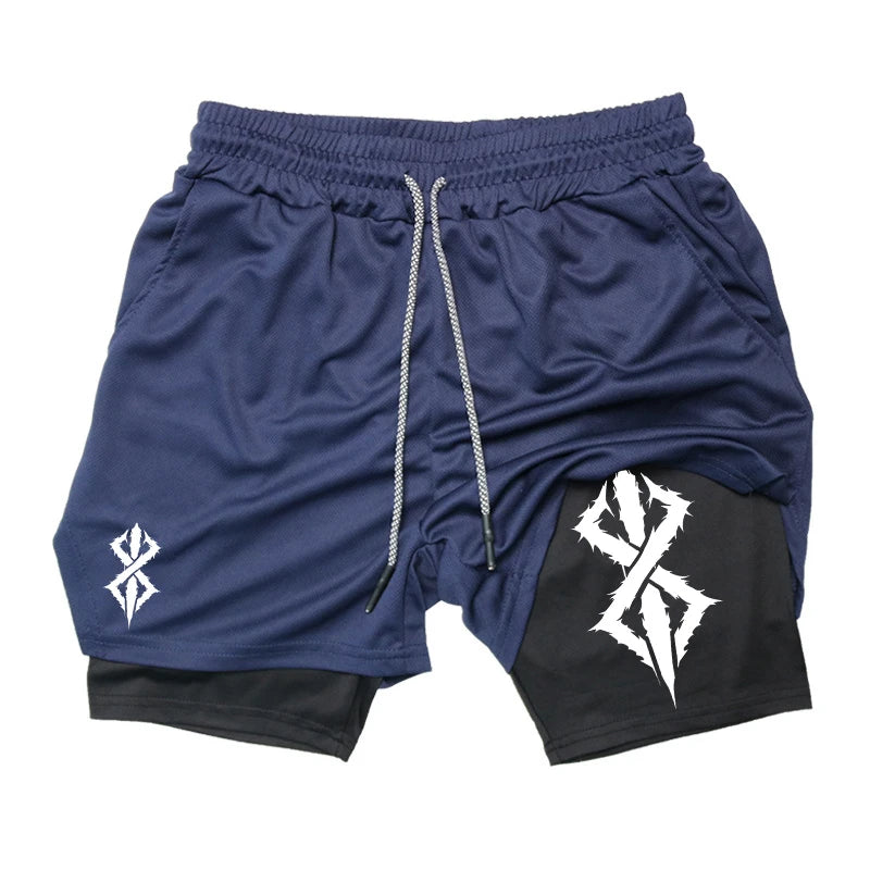 Men's 2-in-1 Workout Shorts