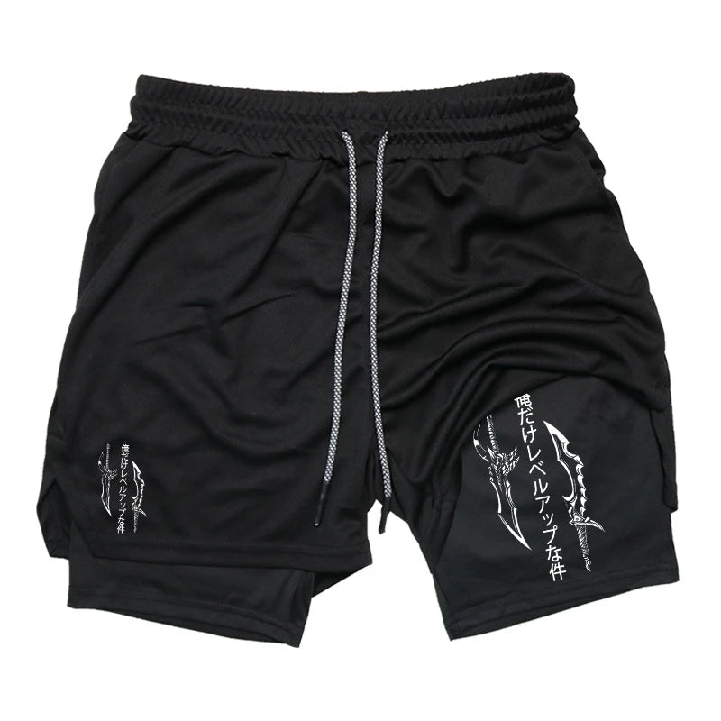 Men’s 2-in-1 Running Shorts with Phone Pocket