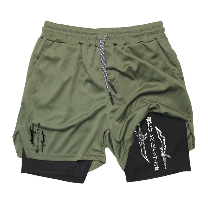 Men’s 2-in-1 Running Shorts with Phone Pocket