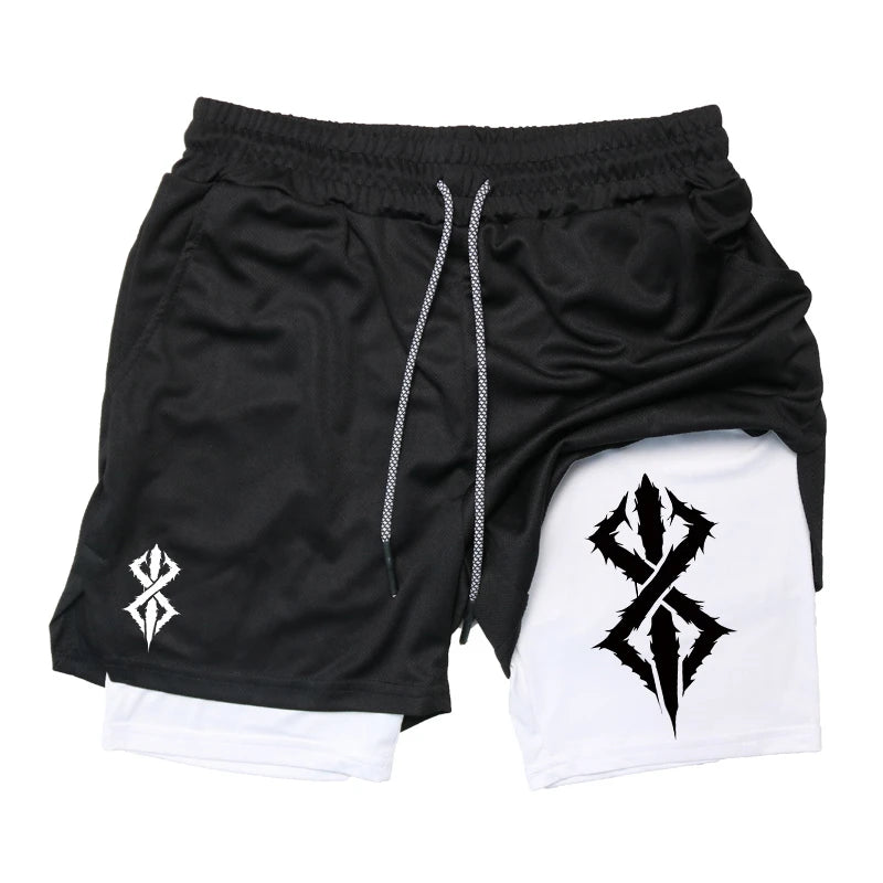 Men's 2-in-1 Workout Shorts