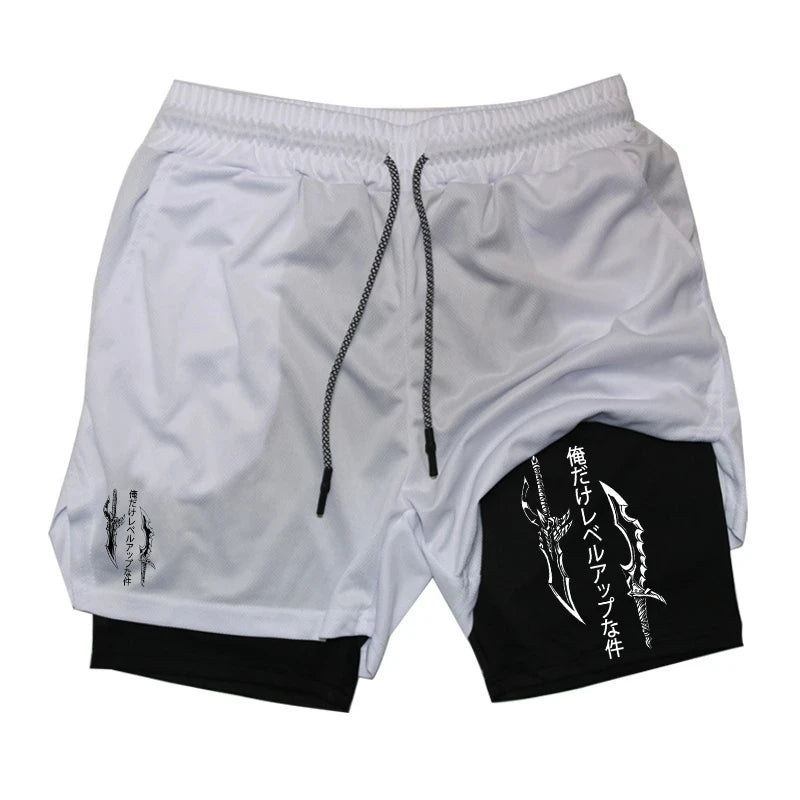 Men’s 2-in-1 Running Shorts with Phone Pocket