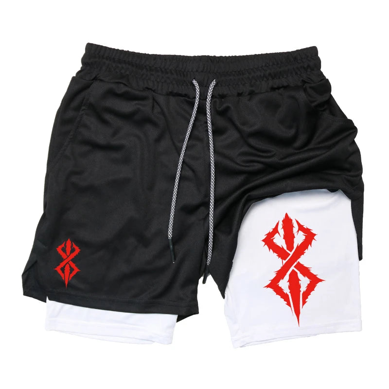 Men's 2-in-1 Workout Shorts