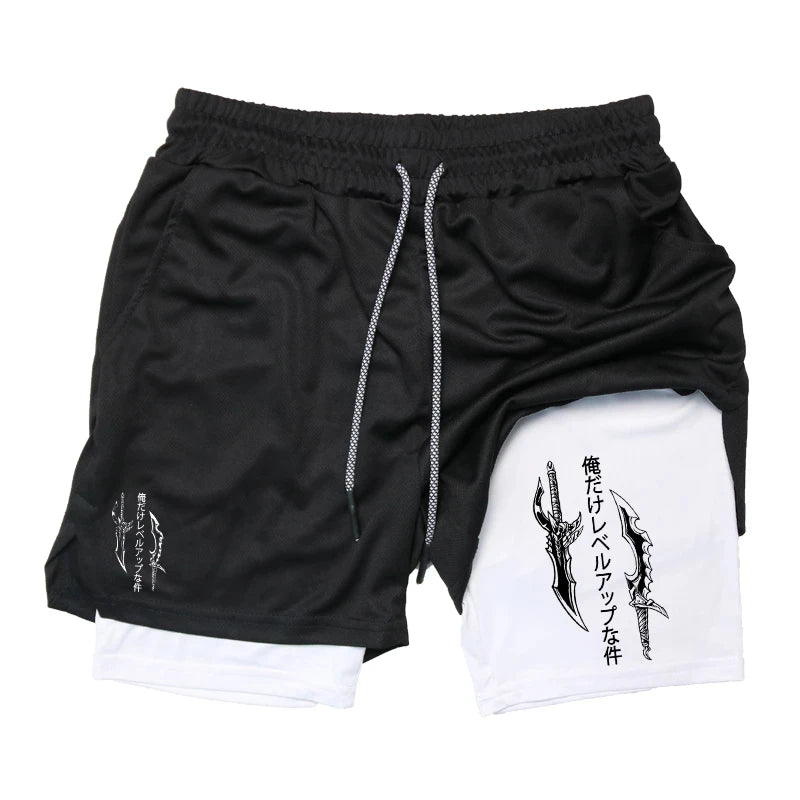 Men’s 2-in-1 Running Shorts with Phone Pocket