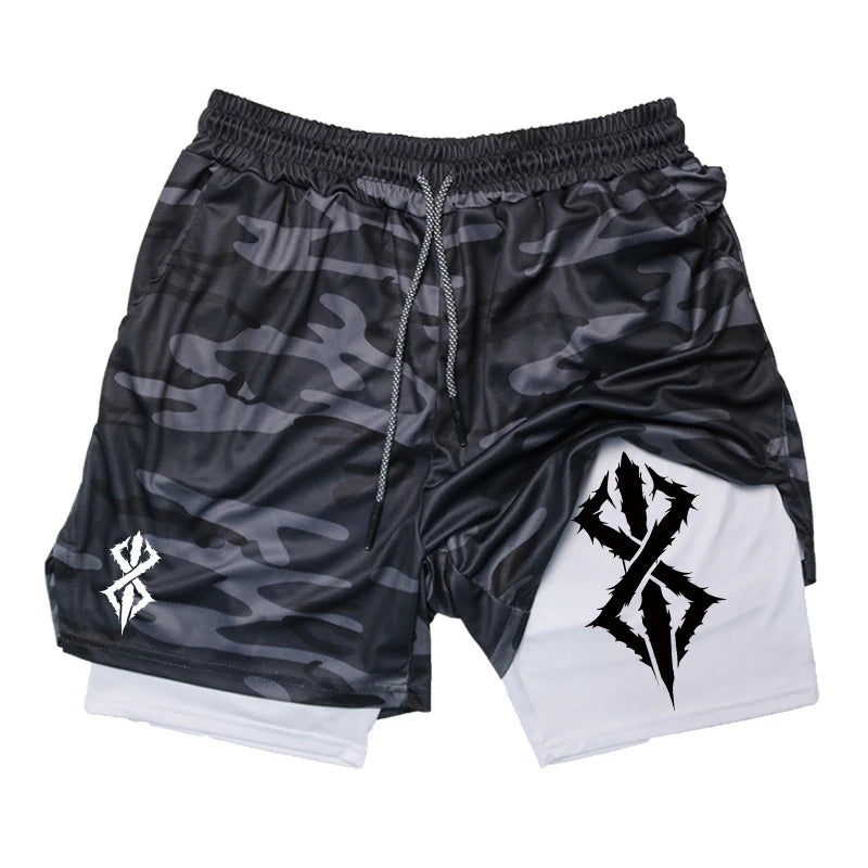 Men's 2-in-1 Workout Shorts