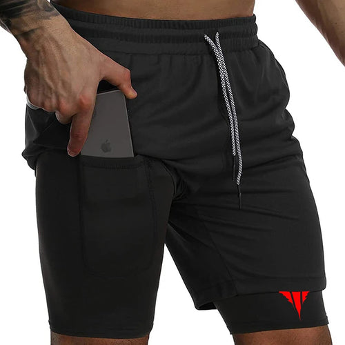 Men's 2-in-1 Workout Shorts