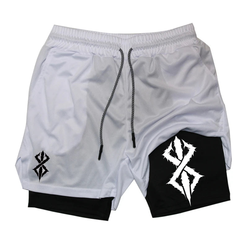 Men’s 2-in-1 Running Shorts with Phone Pocket
