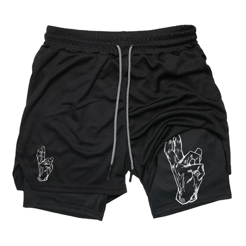 Men’s 2-in-1 Running Shorts with Phone Pocket