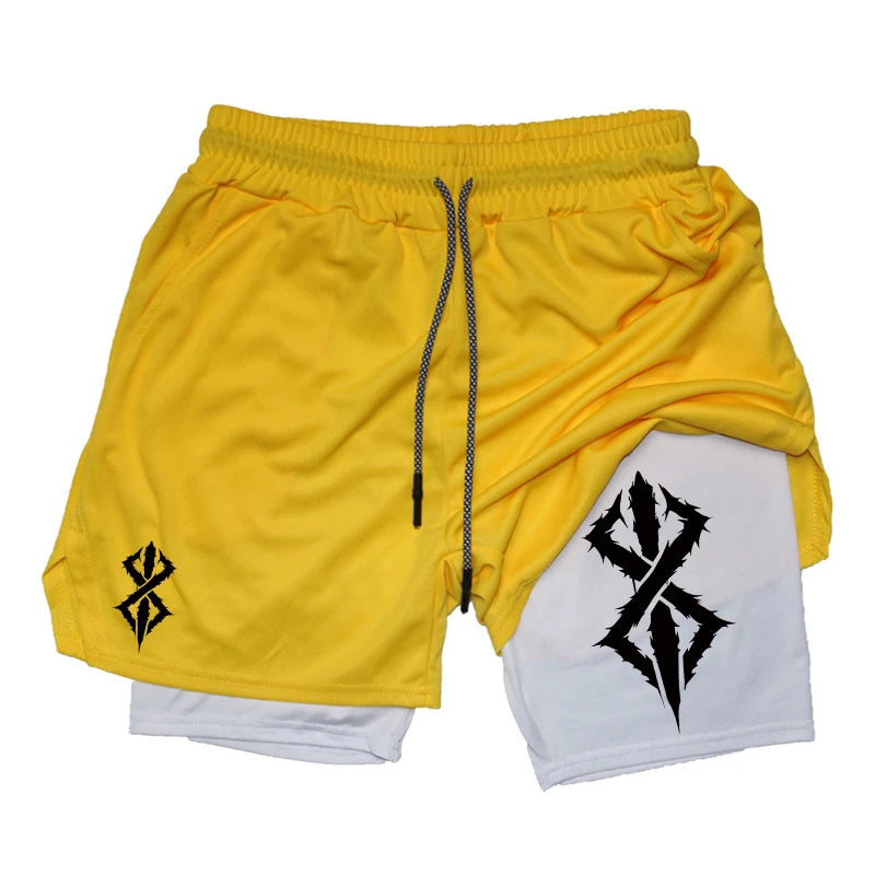 Men's 2-in-1 Workout Shorts