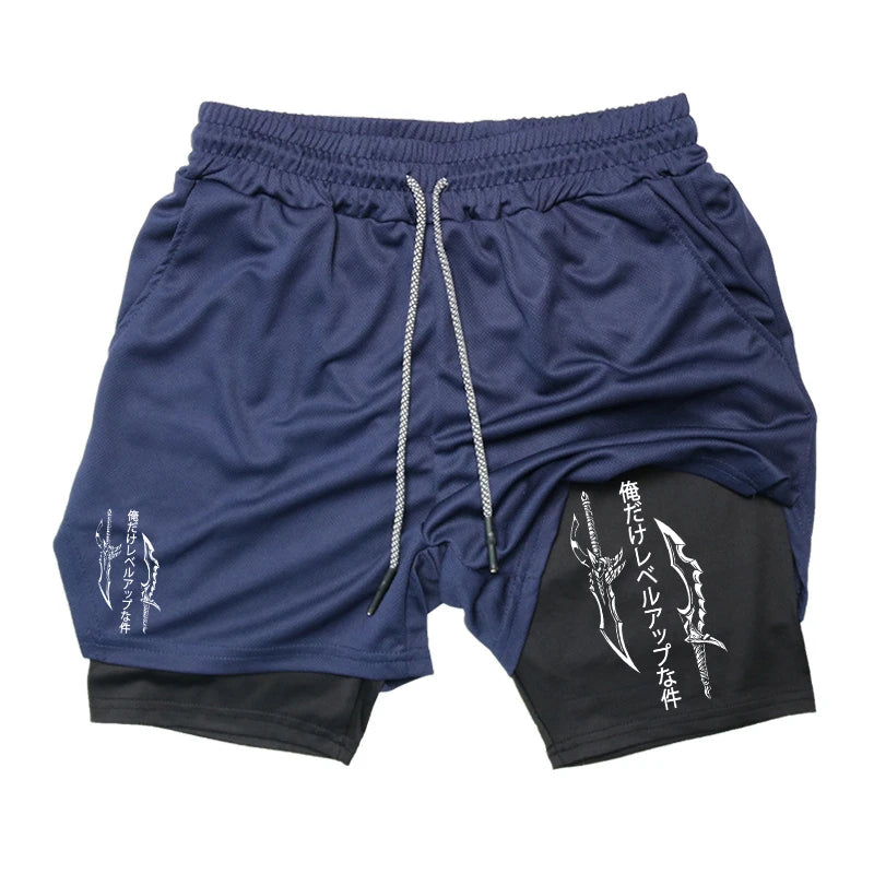 Men’s 2-in-1 Running Shorts with Phone Pocket