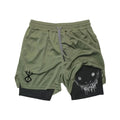 Men’s 2-in-1 Running Shorts Quick Dry Gym Workout