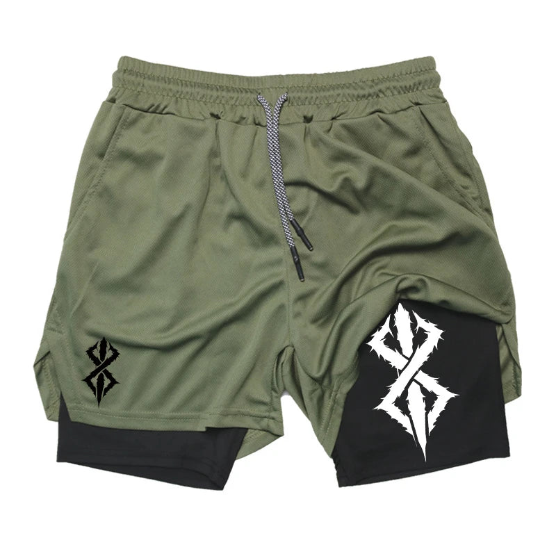 Men's 2-in-1 Workout Shorts