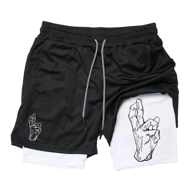 Men’s 2-in-1 Running Shorts with Phone Pocket