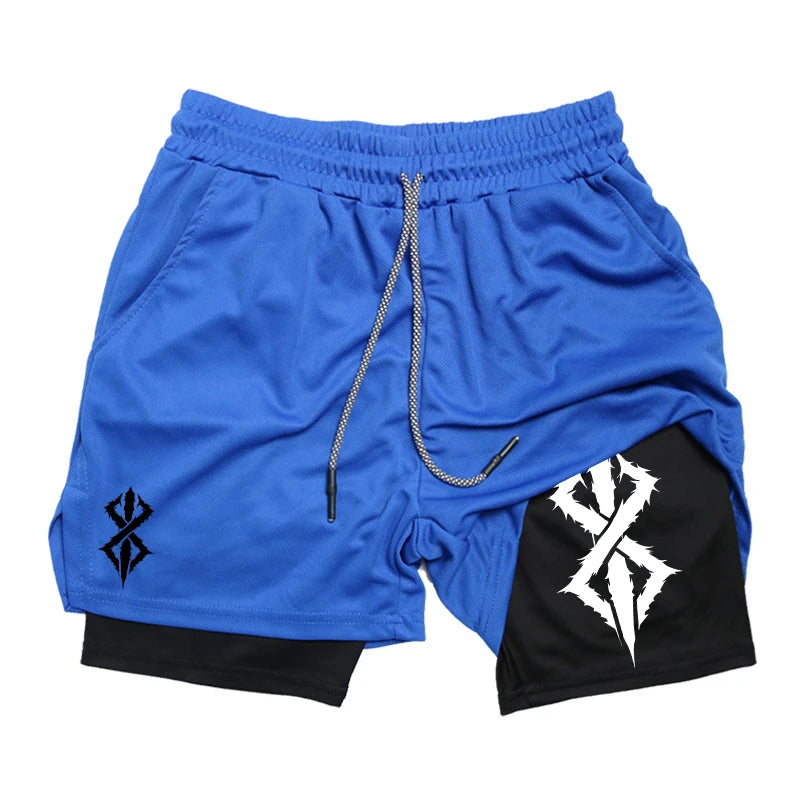Men’s 2-in-1 Running Shorts with Phone Pocket