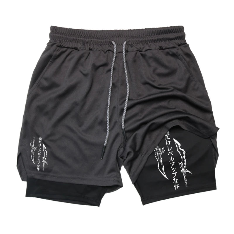 Men’s 2-in-1 Running Shorts with Phone Pocket