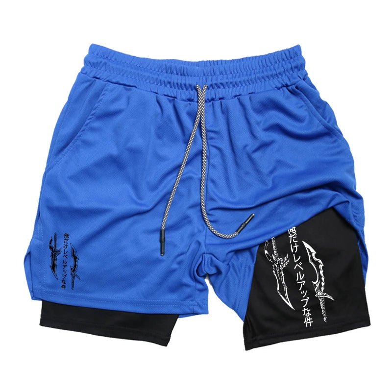 Men’s 2-in-1 Running Shorts with Phone Pocket